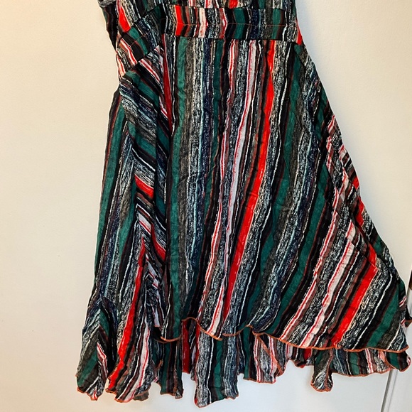 🐝 NWOT Romantic Hut Spaghetti Straps V-Neck Elastic Waist Pleated Sundress XL - Picture 6 of 12